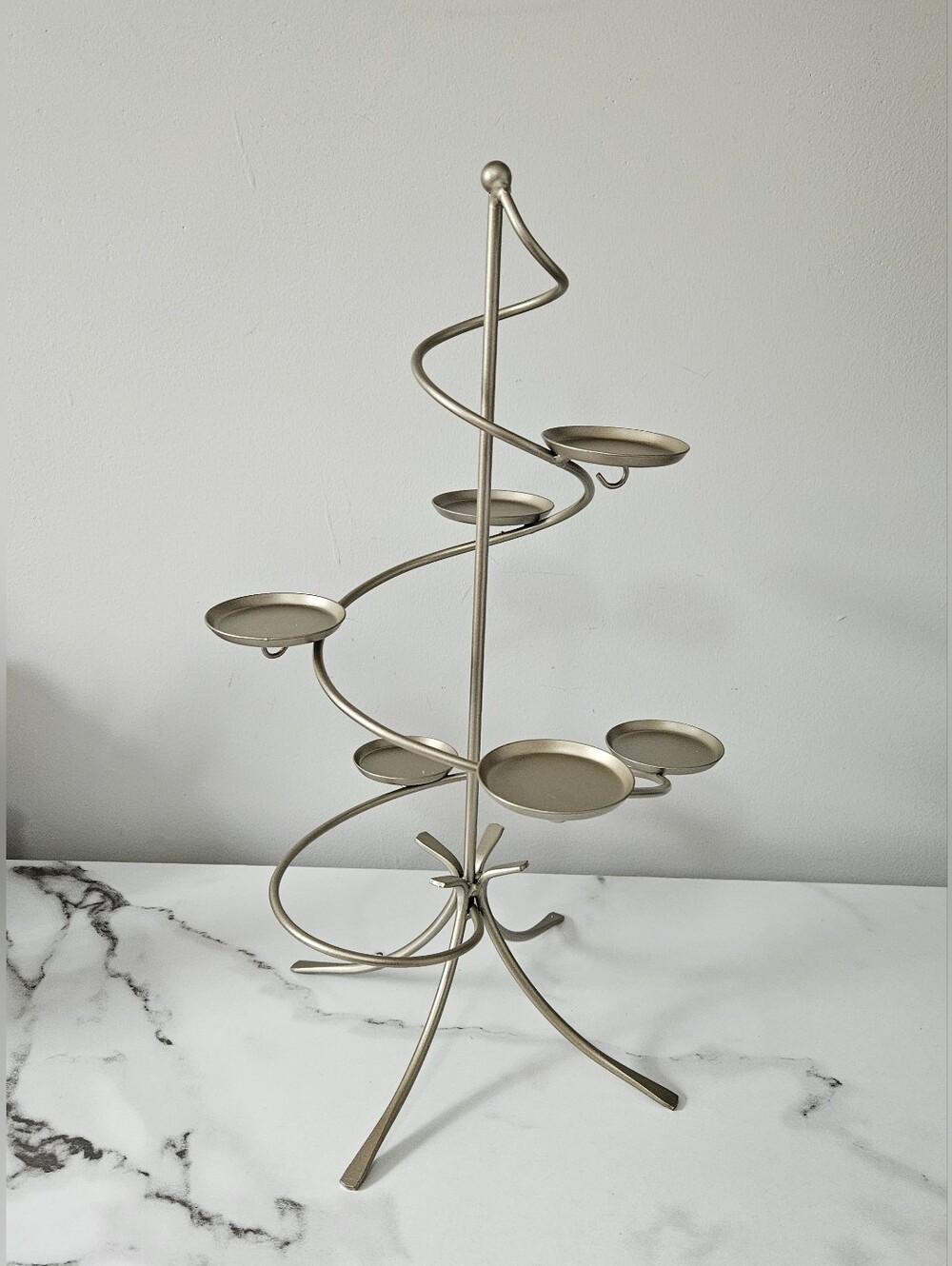 Partylite 6-Tier Metal Center Piece Votive Candle Holder Stand (Retired- P8645)
